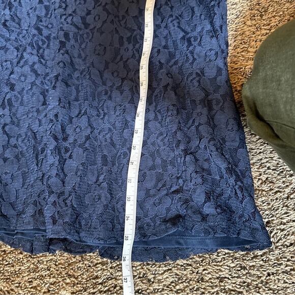 Lily Rose women’s dress size 1x NWT navy blue lace - Picture 9 of 9